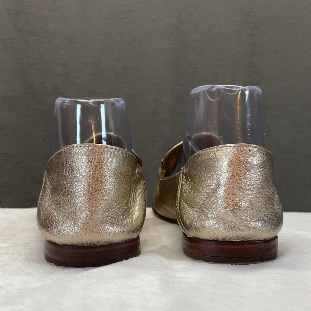 Patricia Nash Shimmering Gold Loafers - Picture 5 of 10